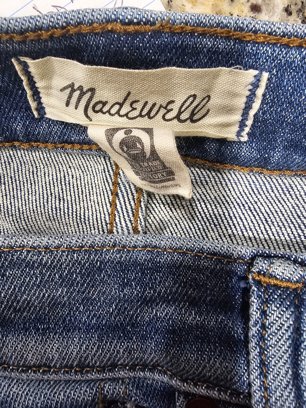 Womens Madewell Perfect Vintage Jean -Melgrove Wash Sz 28 - Picture 4 of 5